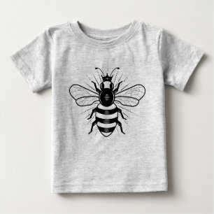 Top T-shirt Queen Bee Baby / Grey