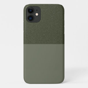 Top texturé Moss Green iPhone 11 Coque - Personnal