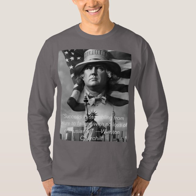 Top Trending USA Basic Long Sleeve T-Shirt - Comfo (Devant)
