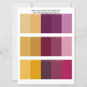 Topaz Amethyst Ruby Bijoux Couleurs Mariages
