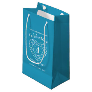 Topaz Anniversaire 4 ans d'amour femme sac cadeau