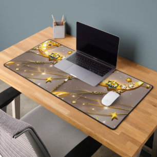 Topaze Radiante Décor Phases Lunaires Jaune