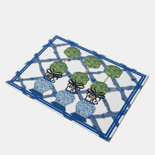 Topioïe Chinoiserie Ginger Jar Jars Tapis de porte