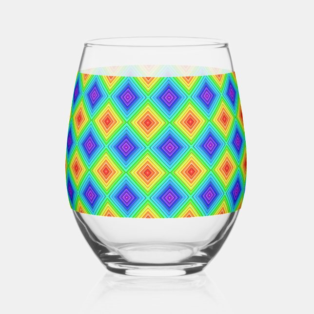 Topographie géométrique - Verre à vin sans pied (Recto)