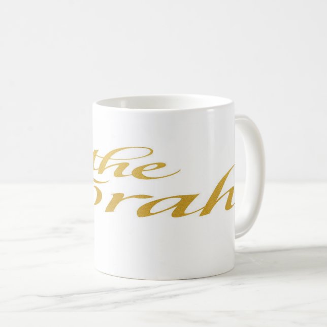 Torah Coffee Mug (Devant droit)