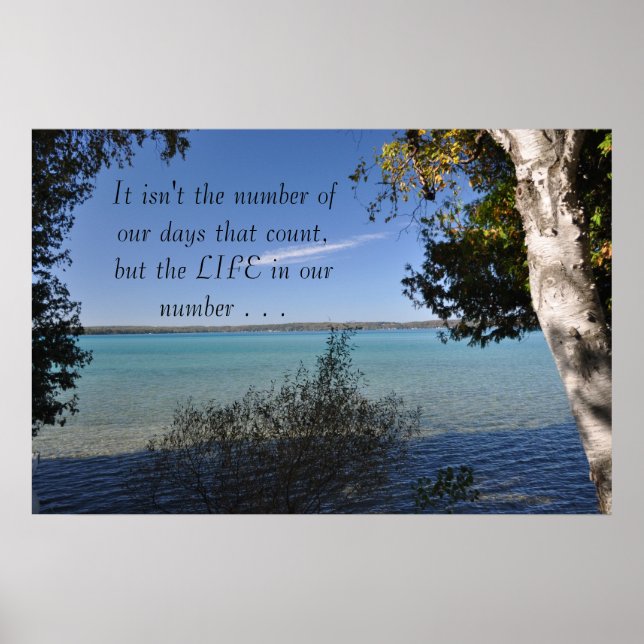 Torch Lake, MI Inspiration Poster (Devant)