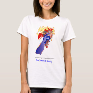 Torche de la liberté/du T-shirt