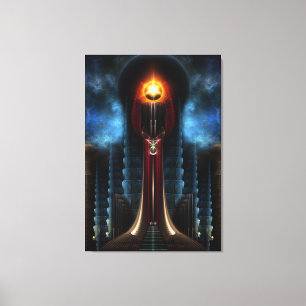 Torche Tour Pierre Fractage Art Enveloppé Toile Im