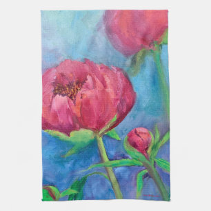 Torchon de cuisine Alaskan Peonies