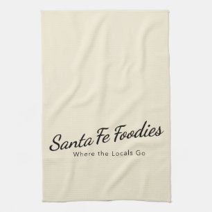 Torchon de cuisine avec logo Santa Fe Foodies