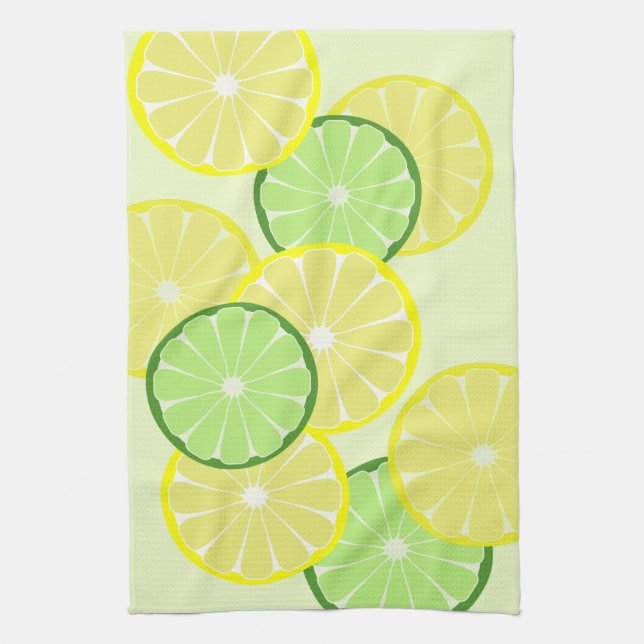 Torchon de cuisine cadeau citron vert (Vertical)