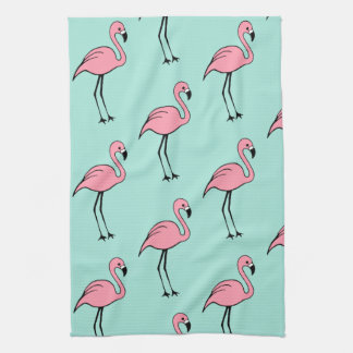 Torchon de cuisine cadeau rétro flamant rose