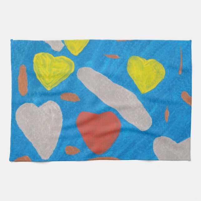 Torchon de cuisine Ciel d'Amour (Horizontal)