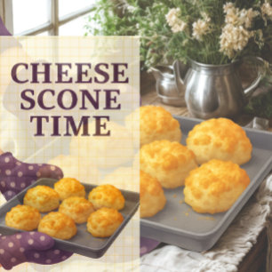 Torchon de cuisine Cottagecore avec motif de scone