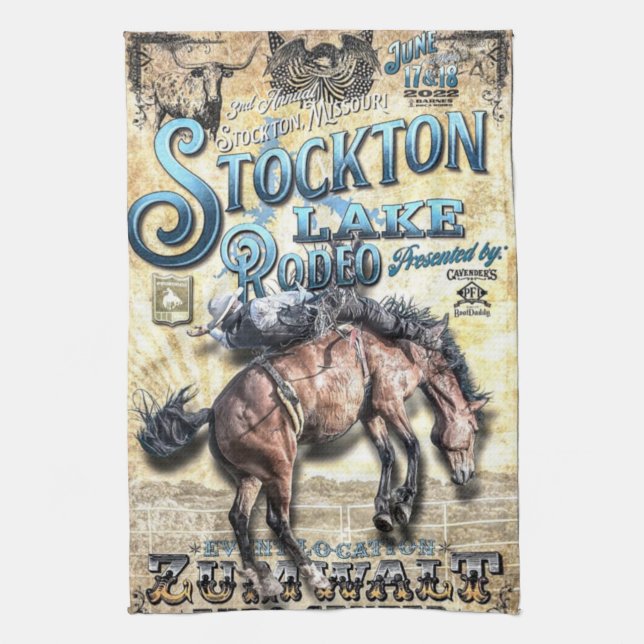 Torchon de cuisine Cowboy (Vertical)