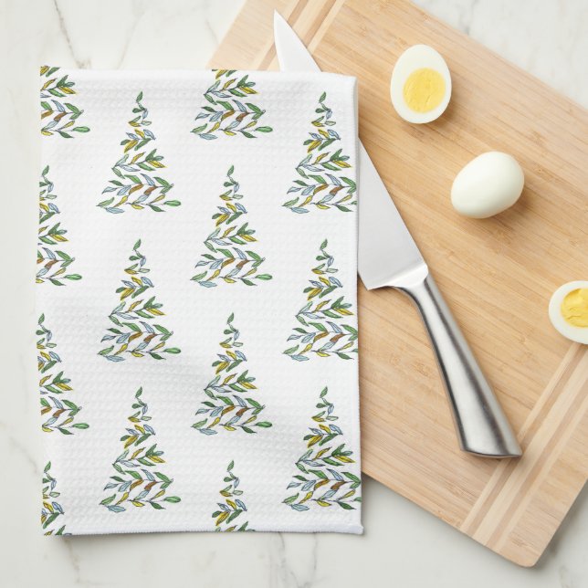 Torchon de cuisine de Noël Cadeau (Quart Plié)