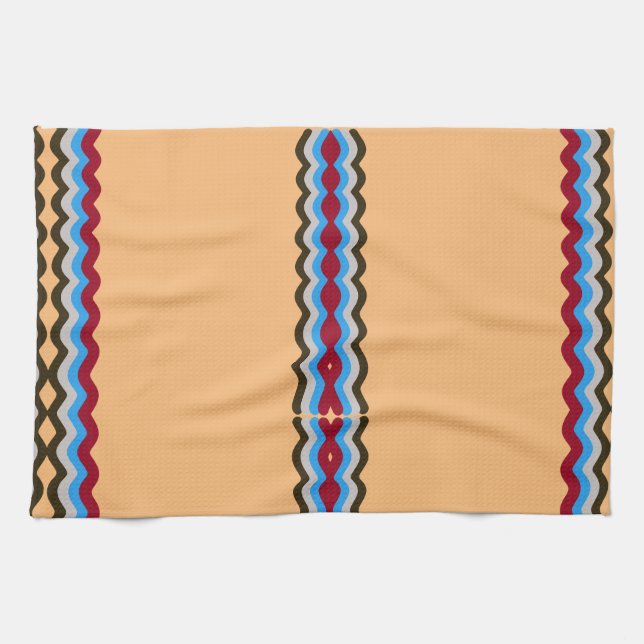 Torchon de cuisine élégant et groovy (Horizontal)