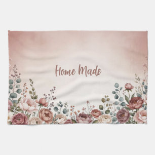 Torchon de cuisine "Fait Maison" Rose Pâle