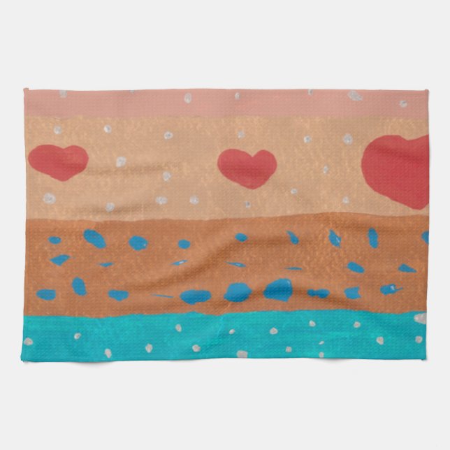 Torchon de cuisine Graines d'amour (Horizontal)