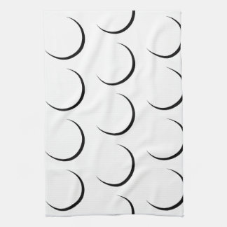 Torchon de cuisine lune croissante minimaliste