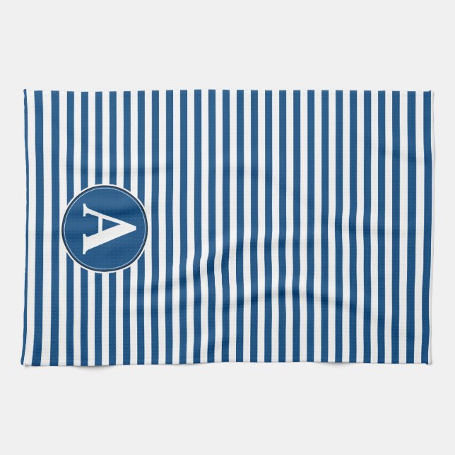 Torchon de cuisine, monogramme personnalisé (Horizontal)