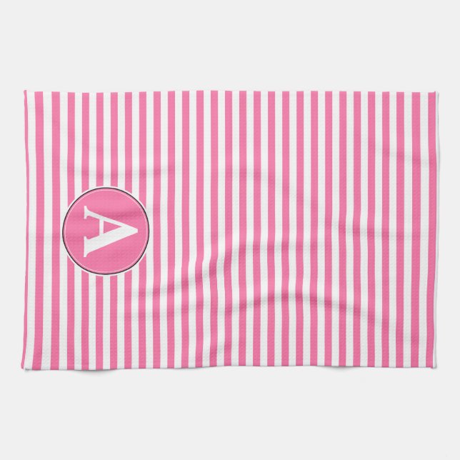 Torchon de cuisine, monogramme personnalisé (Horizontal)