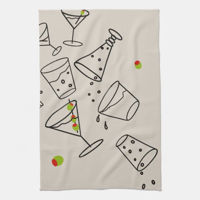Torchon de cuisine pour boissons (Vertical)