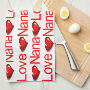 Torchon de cuisine pour la Saint-Valentin Amour Na