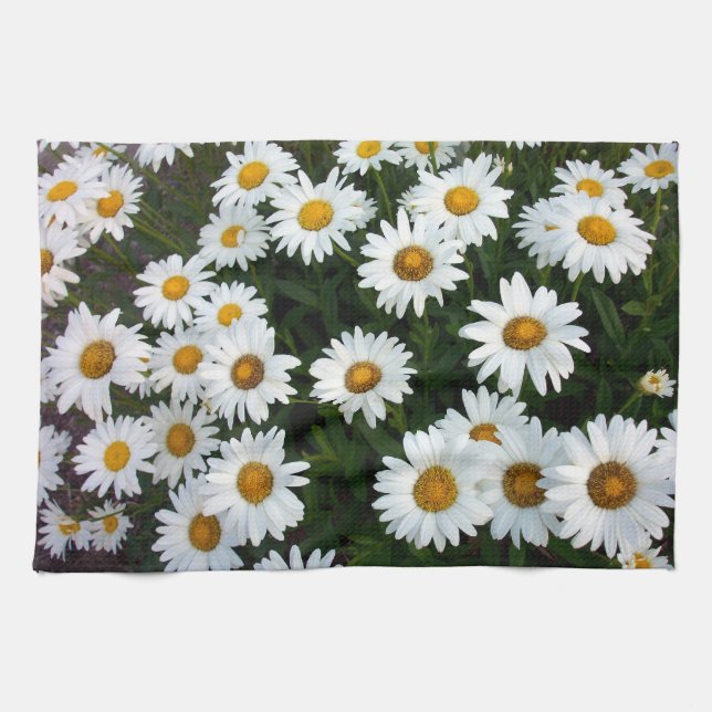 Torchon de cuisine Shasta Daisy (Horizontal)