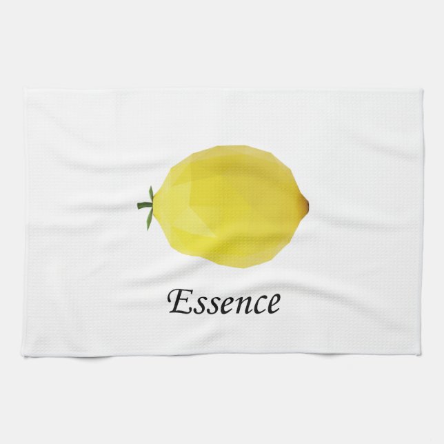 Torchon de cuisine symboles Low Poly (Horizontal)