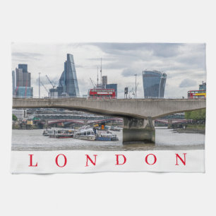 Torchon de thé London Waterloo Bridge