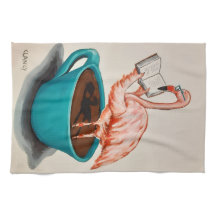 Torchon Flamingo Absurdi-té