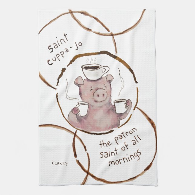 Torchon Saint Cuppa Jo Absurdi (Vertical)