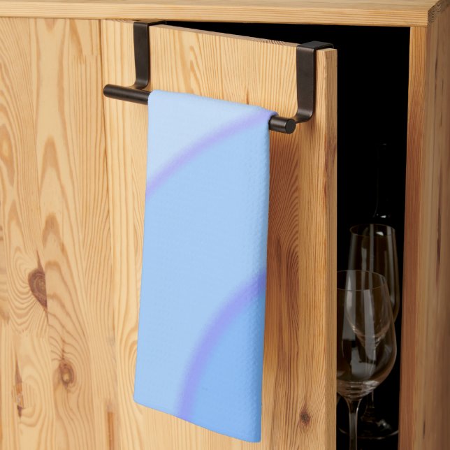 Torchons de cuisine Blue Swirls  (Pliage en tiers)