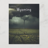 Tornade dans le Wyoming Carte postale