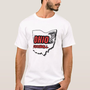 Tornade de football de l'Ohio T-shirt - Rouge
