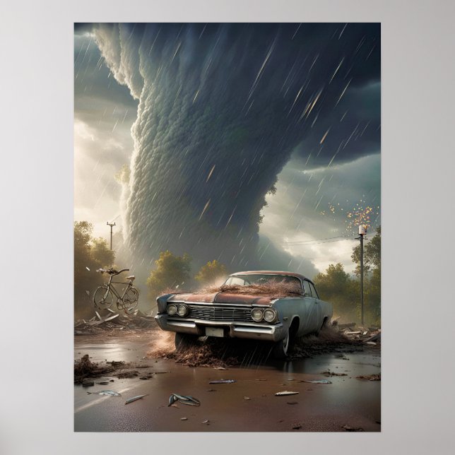 Tornado Alley - 18 x 24 Poster (Devant)