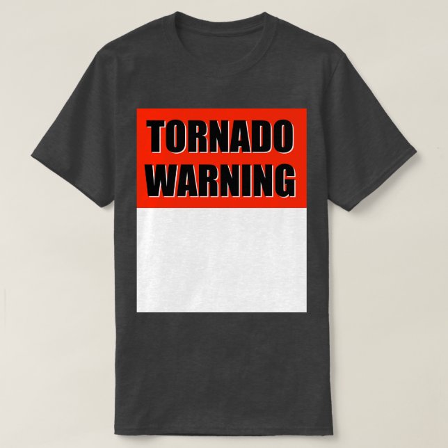TORNADO AVERTISSEMENT TShirt (Design devant)