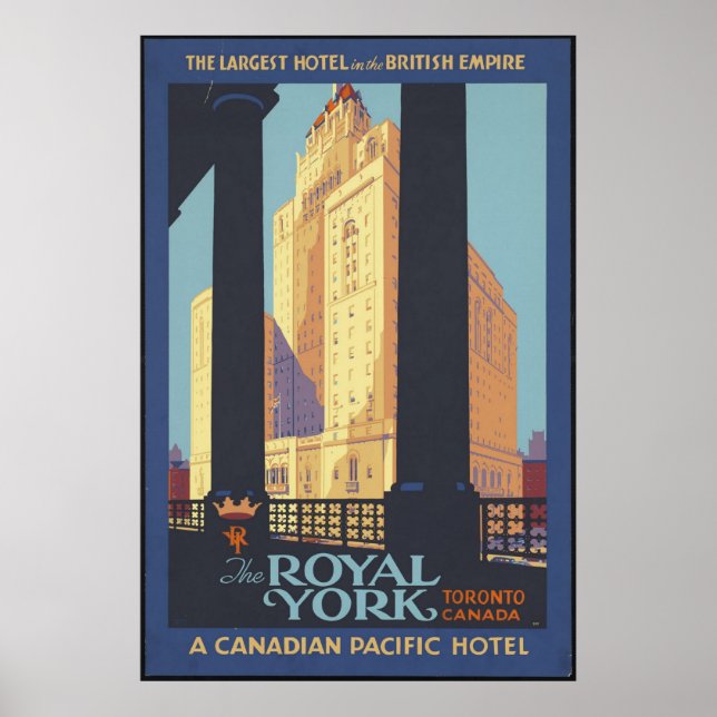 Toronto Canada Poster publicitaire Vintage voyage  (Devant)