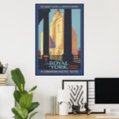 Toronto Canada Poster publicitaire Vintage voyage  (Home Office)