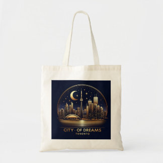 Toronto Skyline Élégance - Sac fourre-tout Navy &