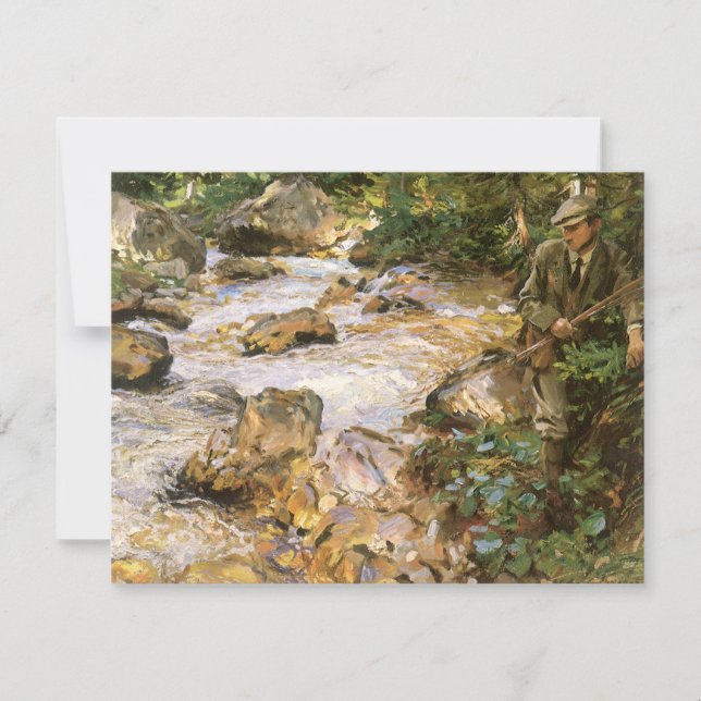 Torrent du Tyrol par John Singer Sargent (Devant)