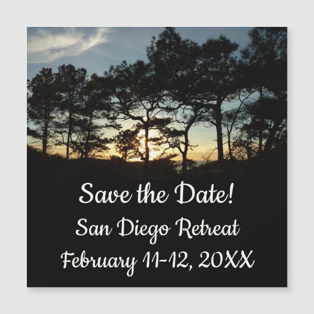 Torrey Pine Sunset II Californie Paysage (Devant)