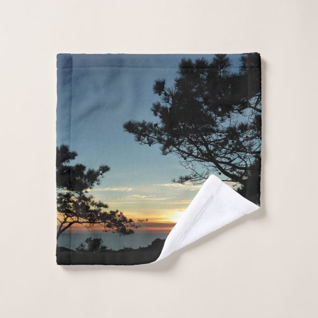 Torrey Pine Sunset III Paysage californien (Gant de toilette)