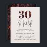 Tortoiseshell 30th Birthday Budget Paper Invitatio<br><div class="desc">Peut être customisé pour répondre à vos besoins. © Gorjo Designs. Fait pour vous via la plateforme Zazzle. // Besoin d'aide pour customiser votre design ? Vous avez d'autres idées ? N'hésitez pas à me contacter (Zoe) directement.</div>