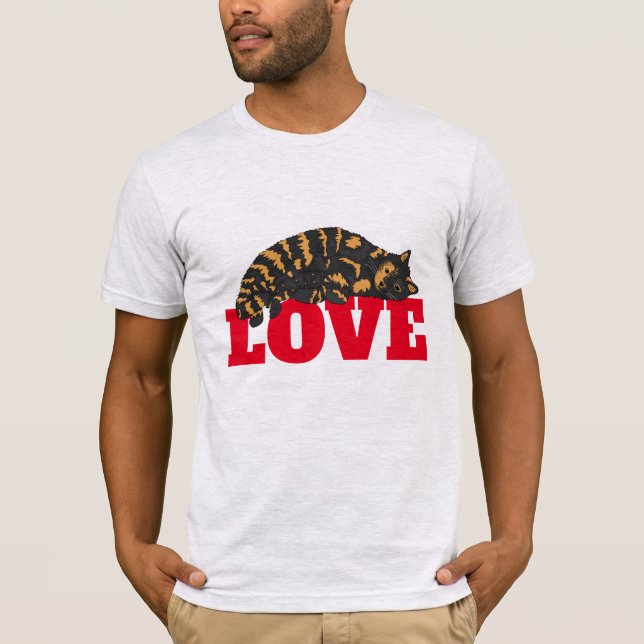 TORTOISESHELL TORTIE CHAT T-SHIRTS (Devant)