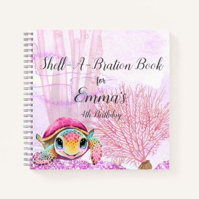 Tortue 4e anniversaire, sous le livre d'invités de (Devant)