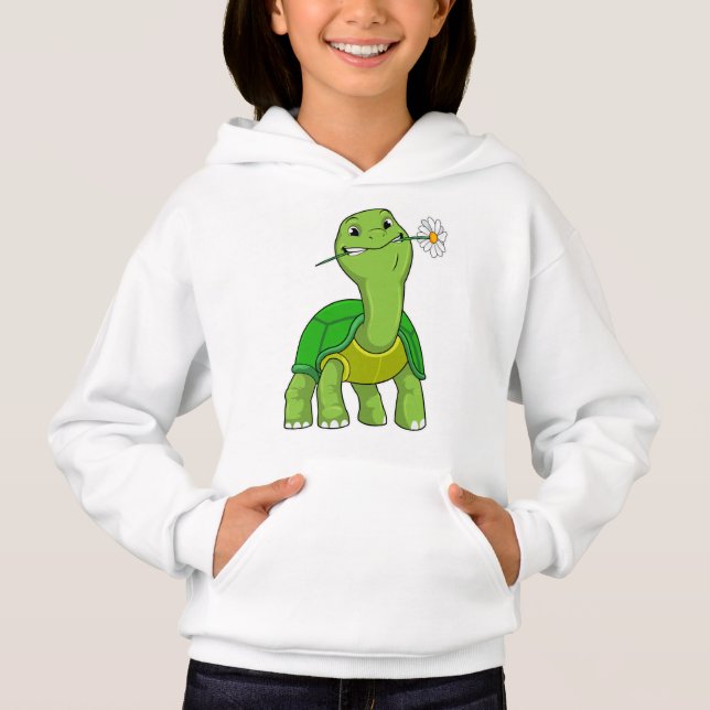 Tortue avec Fleur Marguerite (Devant)