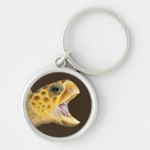 Tortue Caouanne à Bouche Ouverte Porte-Clés