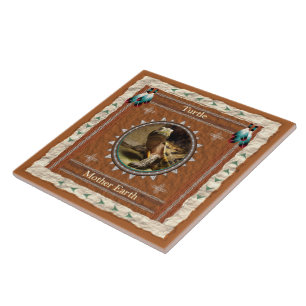 Tortue - carreau de céramique de Terre